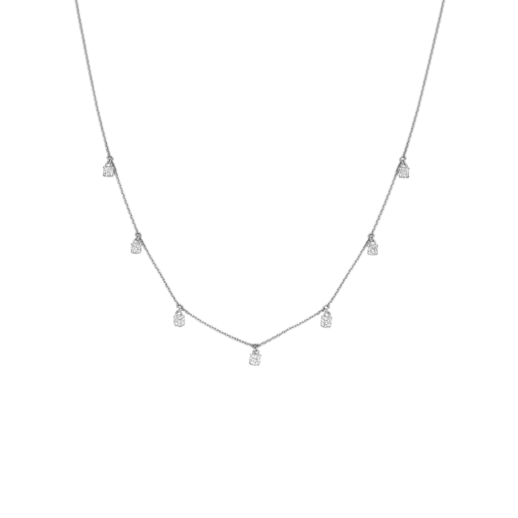 Schaap en Citroen Diamonds collier witgoud met diamant - #1 Schaap en Citroen Diamonds collier witgoud met diamant - #1