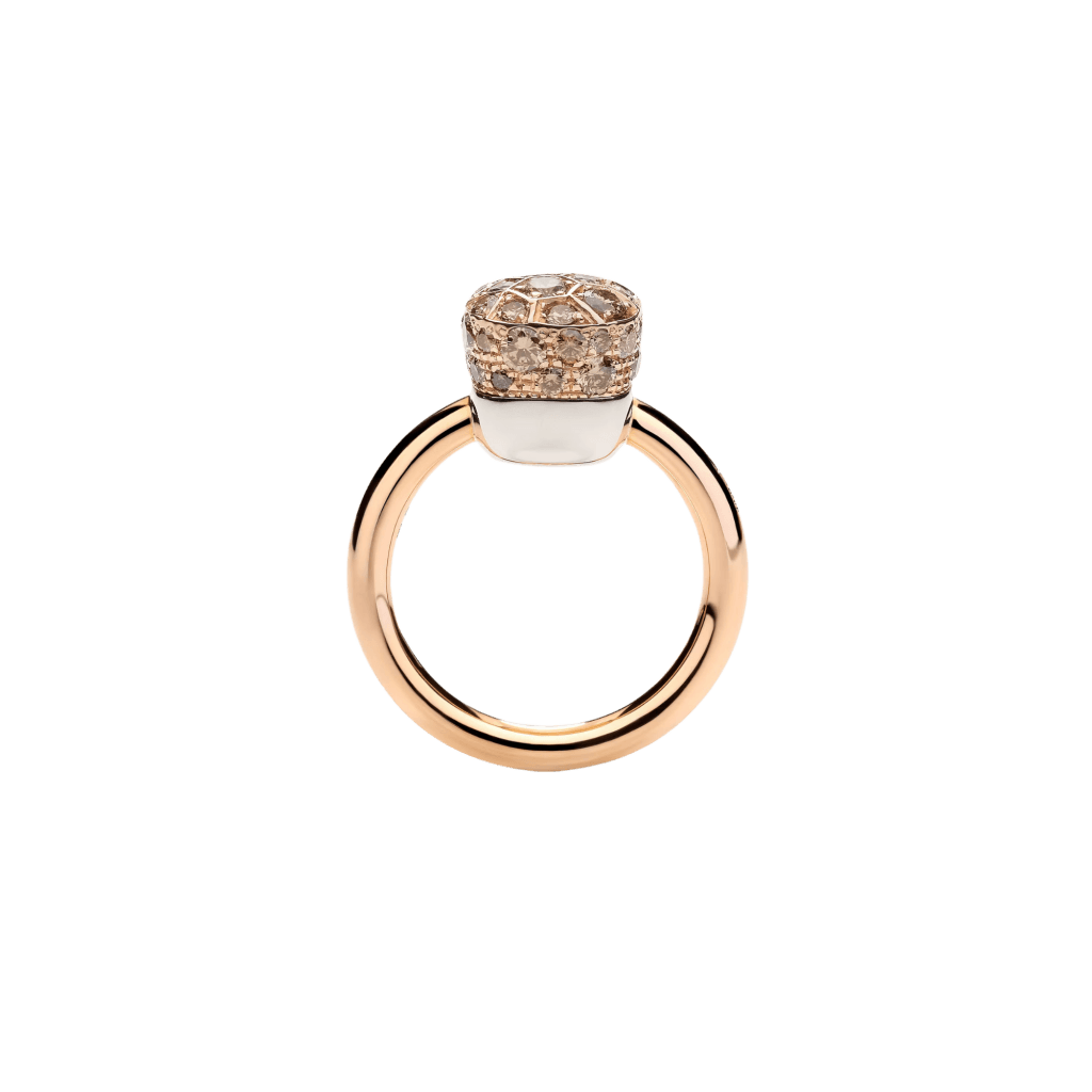 Pomellato Nudo Solitaire ring roodgoud met diamant - PAC2501 O6000 DBR00 - #3 Pomellato Nudo Solitaire ring roodgoud met diamant - PAC2501 O6000 DBR00 - #3