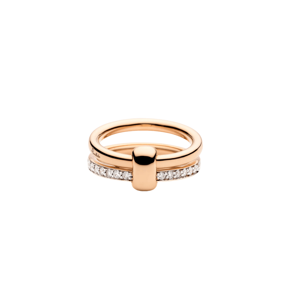 Pomellato Pomellato Together ring roodgoud met diamant - PAC0100 O7WHR DB000 - #5 Pomellato Pomellato Together ring roodgoud met diamant - PAC0100 O7WHR DB000 - #5