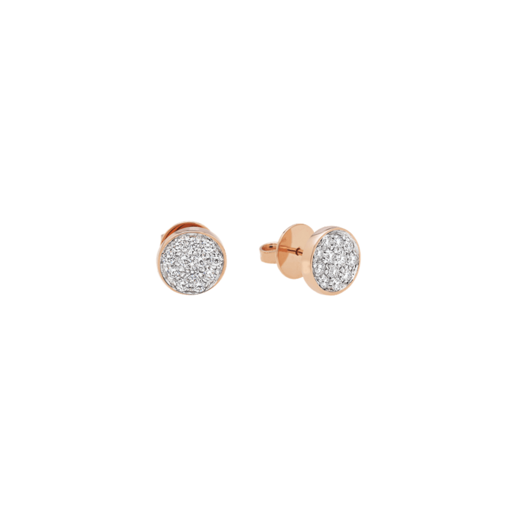Chantecler Paillettes oorsieraad roodgoud met diamant - 41407 - #2 Chantecler Paillettes oorsieraad roodgoud met diamant - 41407 - #2