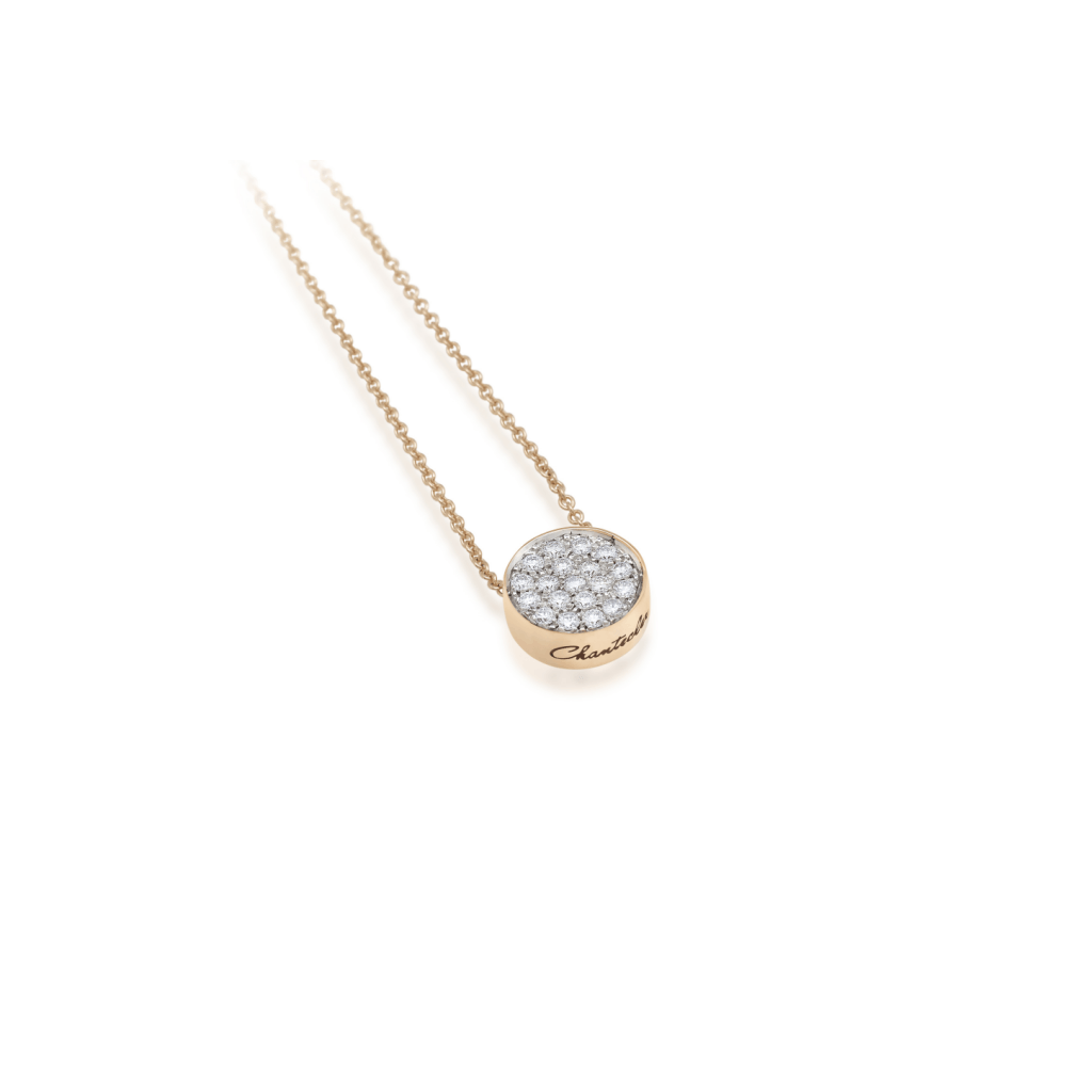 Chantecler Paillettes collier roodgoud met diamant - 41409 - #4 Chantecler Paillettes collier roodgoud met diamant - 41409 - #4