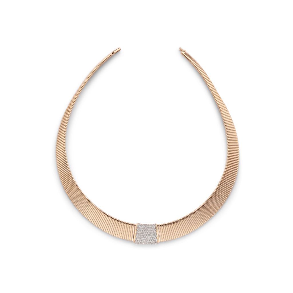 Schaap en Citroen Diamonds collier roodgoud met diamant - #3 Schaap en Citroen Diamonds collier roodgoud met diamant - #3