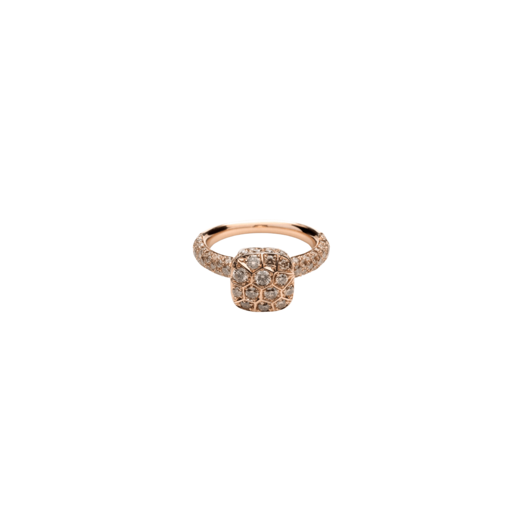 Pomellato Nudo Solitaire ring roodgoud met diamant - PAC2028 O6000 DBR00 - #2 Pomellato Nudo Solitaire ring roodgoud met diamant - PAC2028 O6000 DBR00 - #2