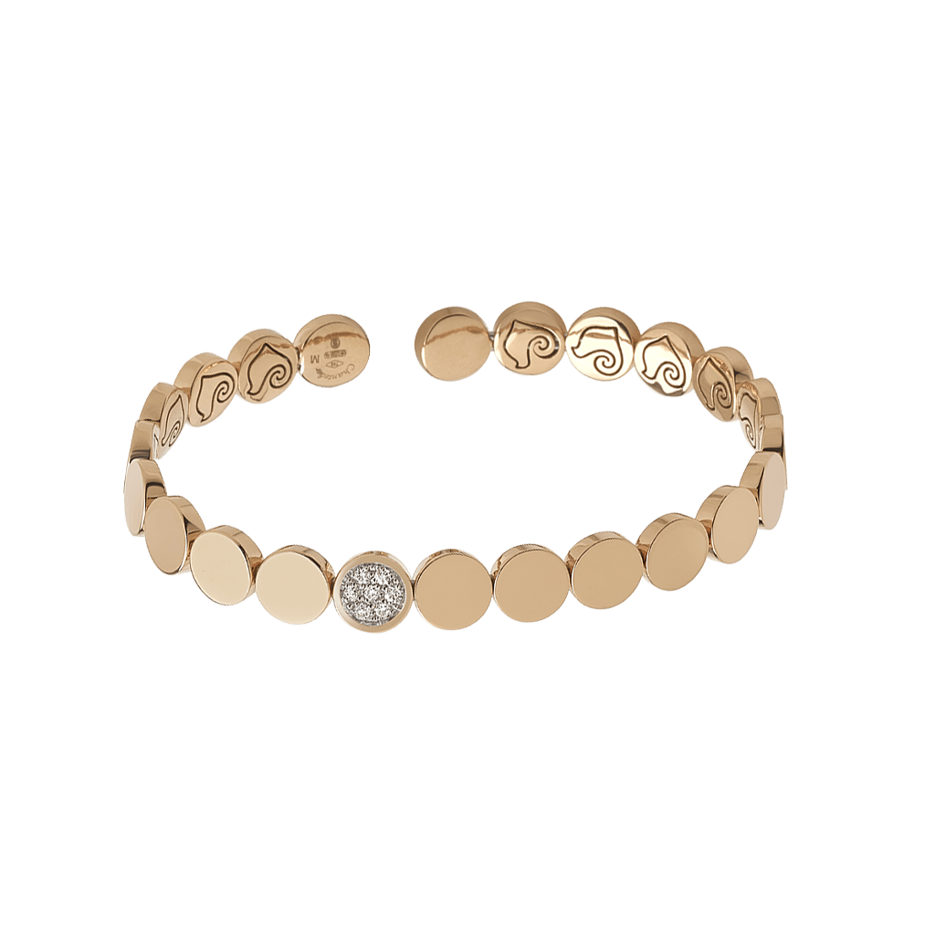 Chantecler Paillettes armband roodgoud met diamant - 40213 - #1 Chantecler Paillettes armband roodgoud met diamant - 40213 - #1