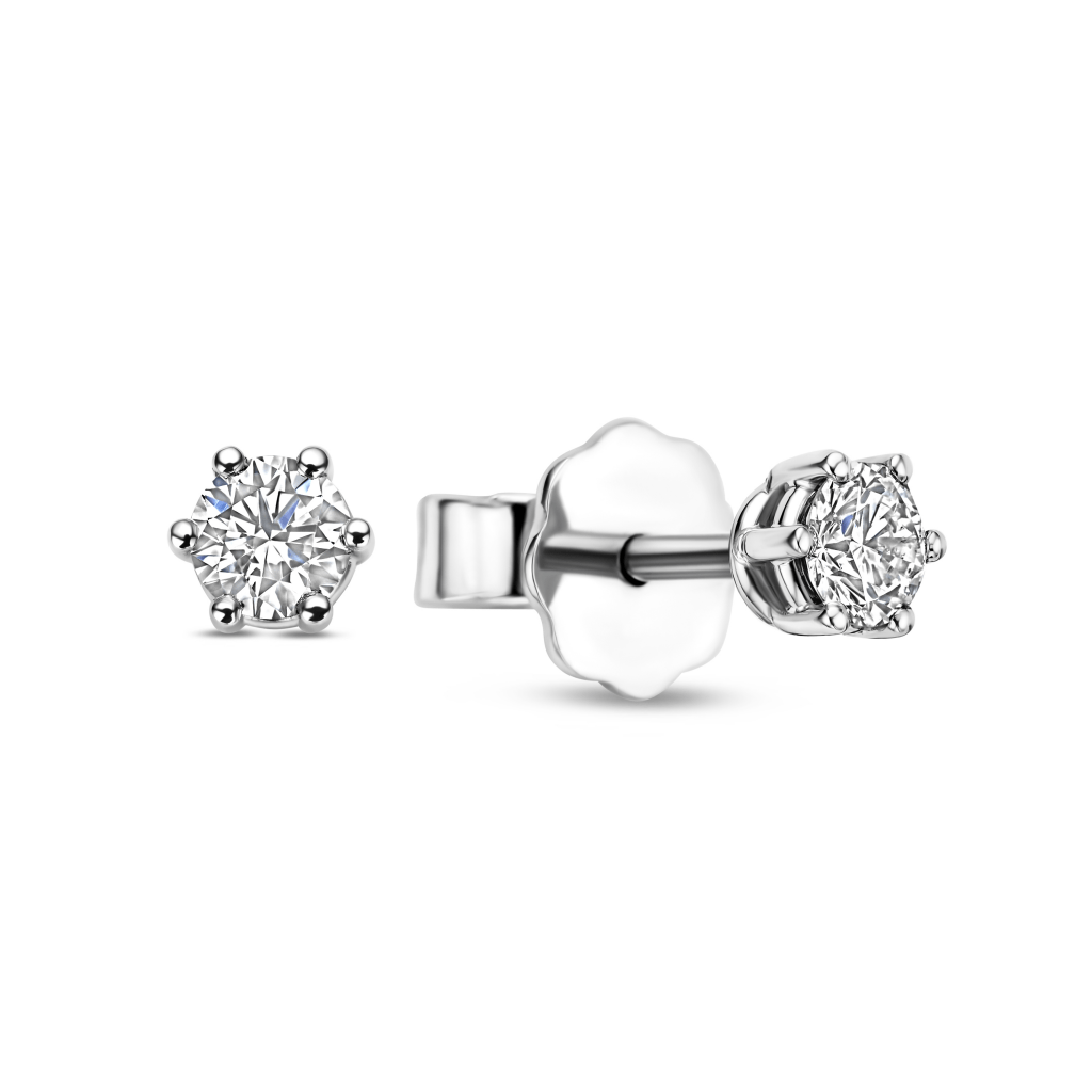 Schaap en Citroen Diamonds oorsieraad witgoud met diamant - #3 Schaap en Citroen Diamonds oorsieraad witgoud met diamant - #3