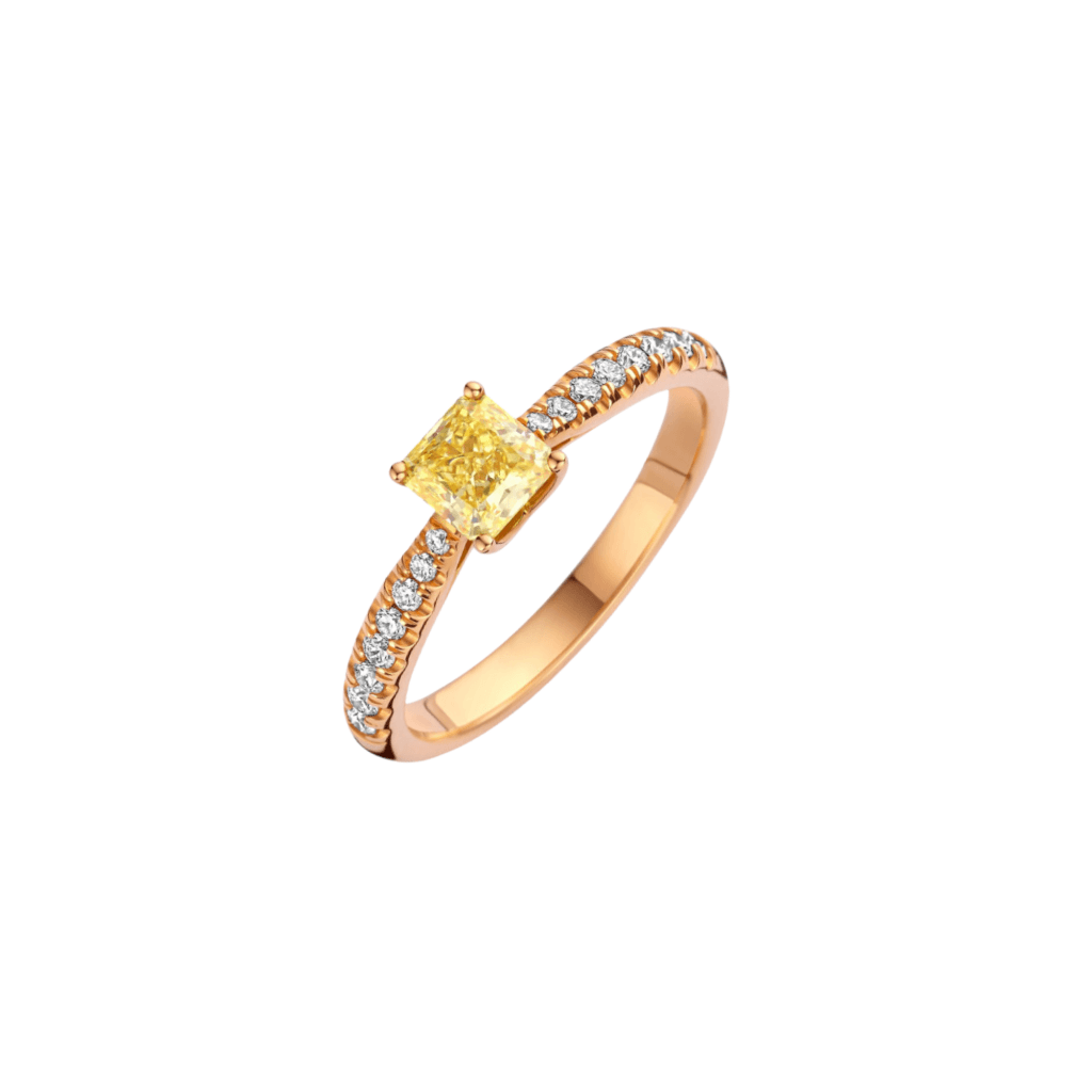 Schaap en Citroen Diamonds ring roodgoud met diamant - #1 Schaap en Citroen Diamonds ring roodgoud met diamant - #1