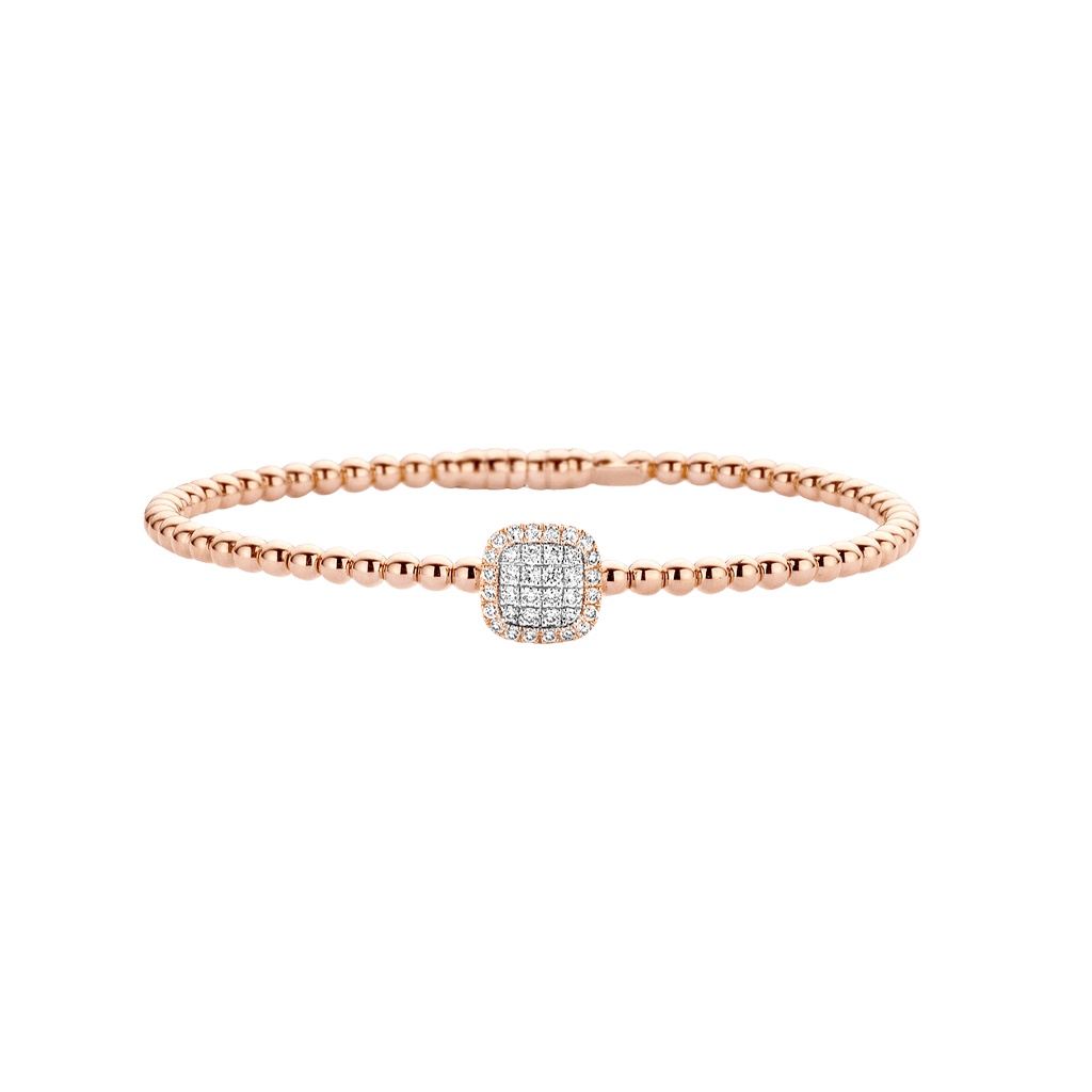 Tirisi Jewelry Amsterdam armband roodgoud - TB2076D(2P) - #1 Tirisi Jewelry Amsterdam armband roodgoud - TB2076D(2P) - #1