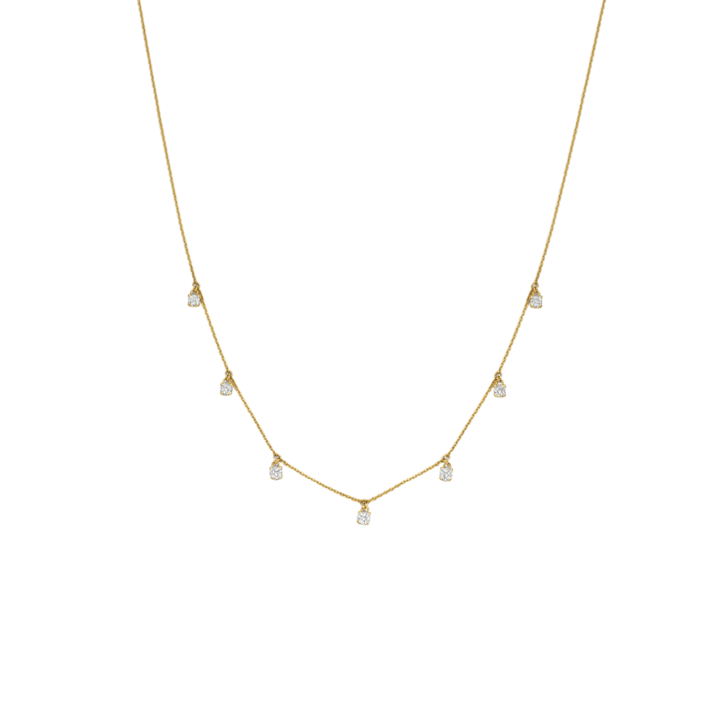 Schaap en Citroen Diamonds collier geelgoud met diamant - #1 Schaap en Citroen Diamonds collier geelgoud met diamant - #1
