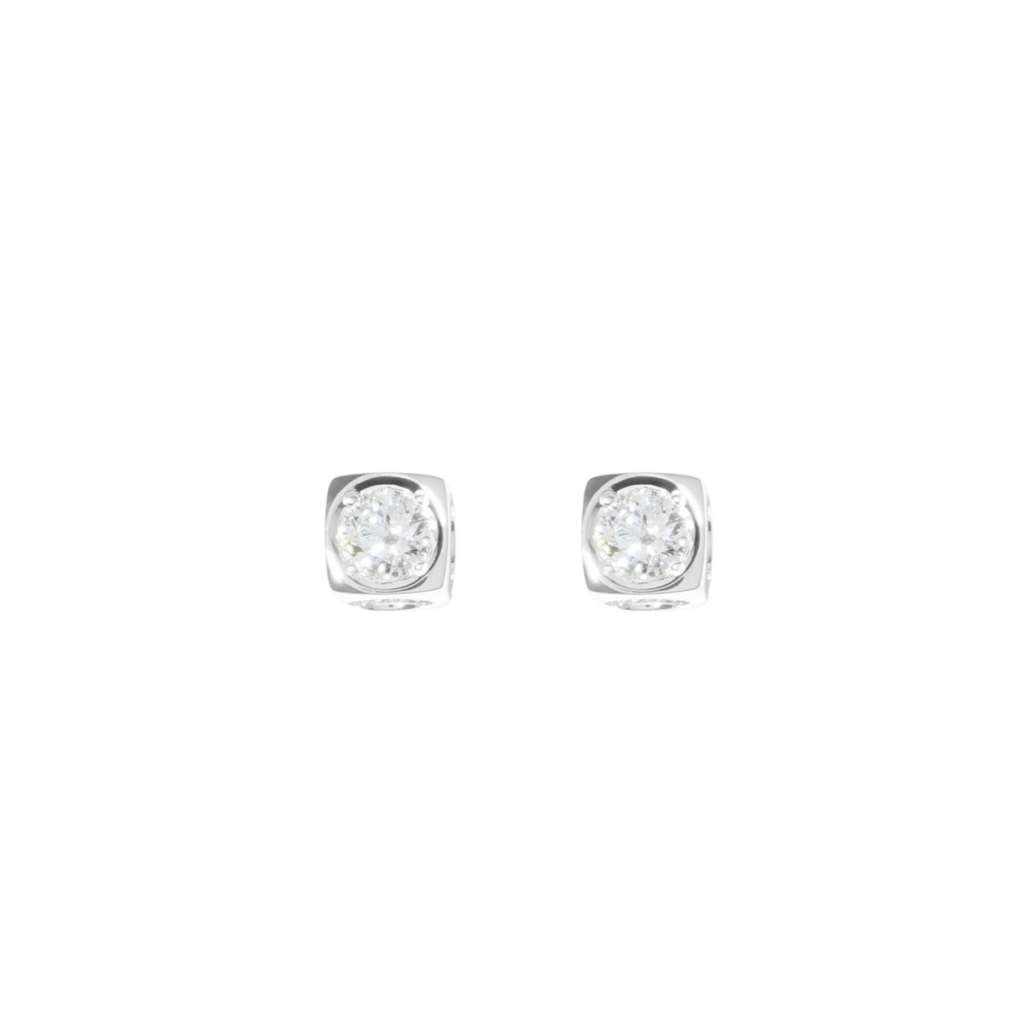dinh van Le Cube Diamant oorsieraad witgoud - 808113 - #1 dinh van Le Cube Diamant oorsieraad witgoud - 808113 - #1
