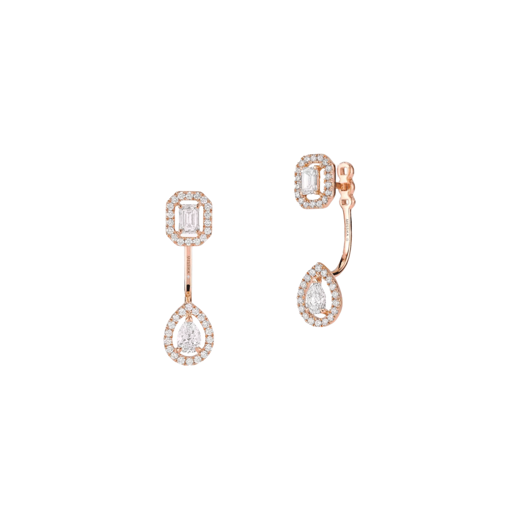 Messika My Twin oorsieraad roodgoud met diamant - 6504-PG - #2 Messika My Twin oorsieraad roodgoud met diamant - 6504-PG - #2