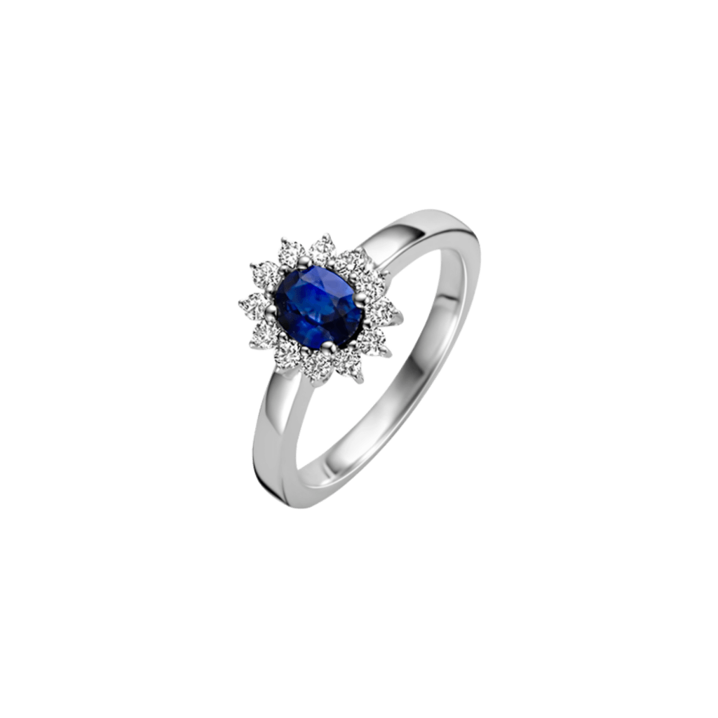 Schaap en Citroen Colours ring witgoud met diamant - #1 Schaap en Citroen Colours ring witgoud met diamant - #1