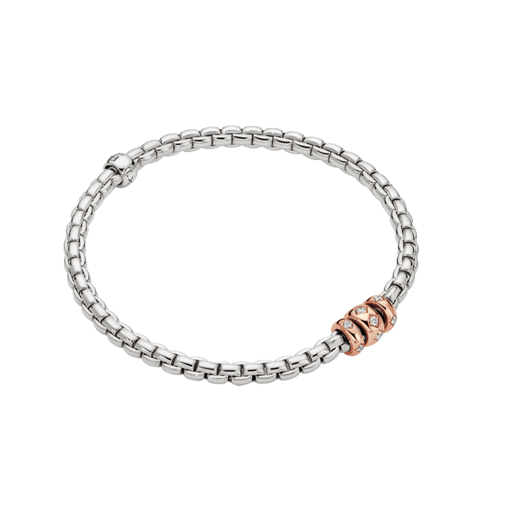 FOPE Eka armband roodgoud met diamant - 73101B3_PB_B_RRR_00L - #1