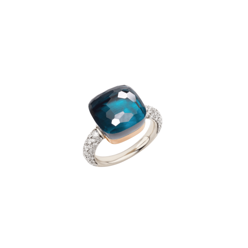 Pomellato Nudo Diamonds ring roodgoud met diamant - PAB4010 O6000 DB0TL - #2 Pomellato Nudo Diamonds ring roodgoud met diamant - PAB4010 O6000 DB0TL - #2