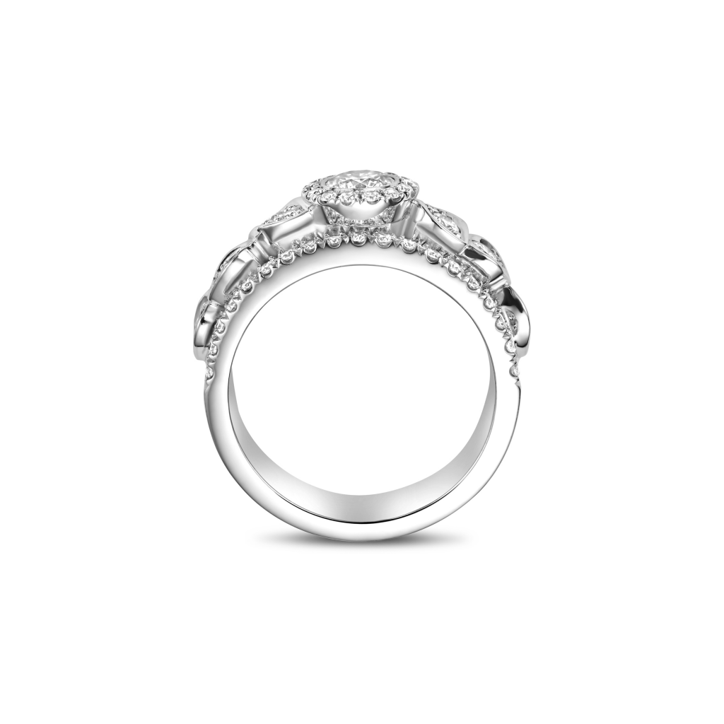 Schaap en Citroen Diamonds ring witgoud met diamant - #4 Schaap en Citroen Diamonds ring witgoud met diamant - #4