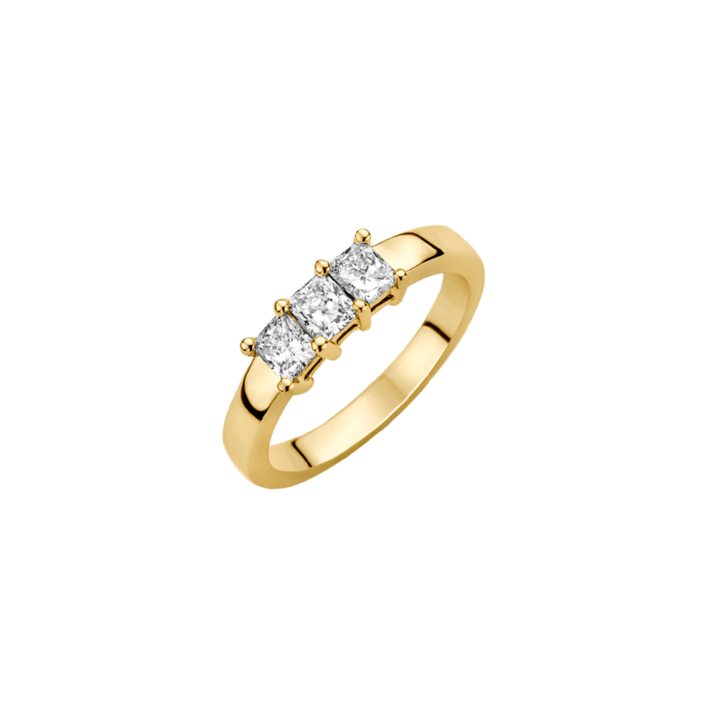 Schaap en Citroen Diamonds ring geelgoud met diamant - #1 Schaap en Citroen Diamonds ring geelgoud met diamant - #1