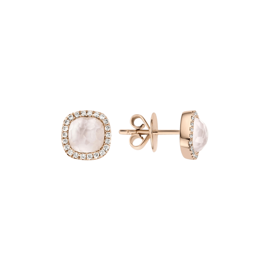 Tirisi Jewelry Milano Sweeties oorsieraad roodgoud met diamant - TE9226WQP - #2 Tirisi Jewelry Milano Sweeties oorsieraad roodgoud met diamant - TE9226WQP - #2