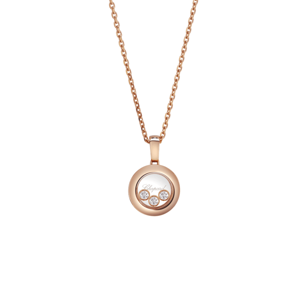 Chopard Happy Diamonds Icons Round collier roodgoud met diamant - 79A018-5001 - #1