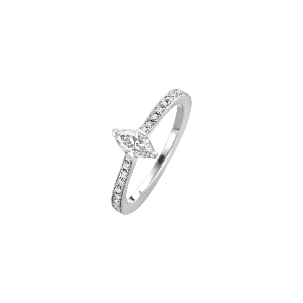 Schaap en Citroen Diamonds ring witgoud met diamant - #1 Schaap en Citroen Diamonds ring witgoud met diamant - #1