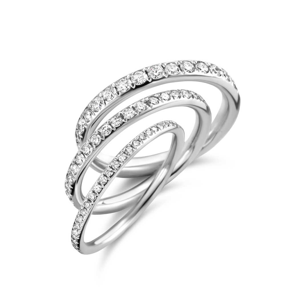 Schaap en Citroen Diamonds ring witgoud met diamant - #3 Schaap en Citroen Diamonds ring witgoud met diamant - #3