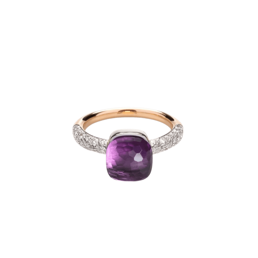 Pomellato Nudo Petit ring roodgoud met diamant - PAB7040 O6WHR DB0OI - #3 Pomellato Nudo Petit ring roodgoud met diamant - PAB7040 O6WHR DB0OI - #3