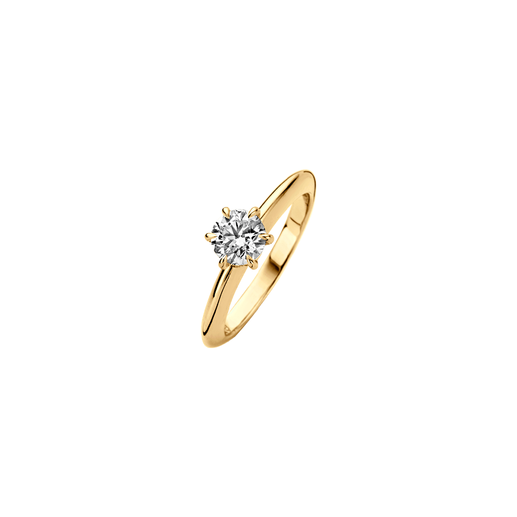 Schaap en Citroen Diamonds Sc 125 Collection ring geelgoud met diamant - #2 Schaap en Citroen Diamonds Sc 125 Collection ring geelgoud met diamant - #2