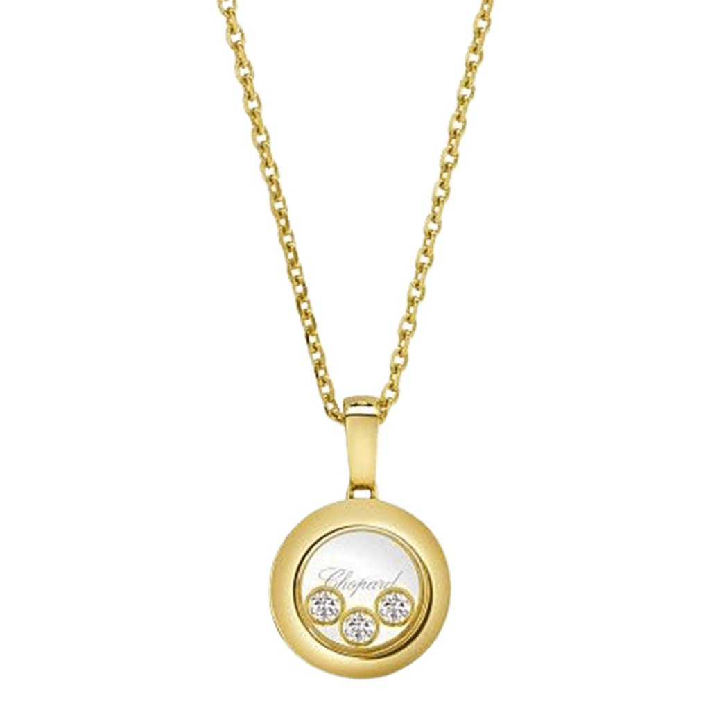 Chopard Happy Diamonds Icons Round collier geelgoud met diamant - 79A018-0001 - #3 Chopard Happy Diamonds Icons Round collier geelgoud met diamant - 79A018-0001 - #3