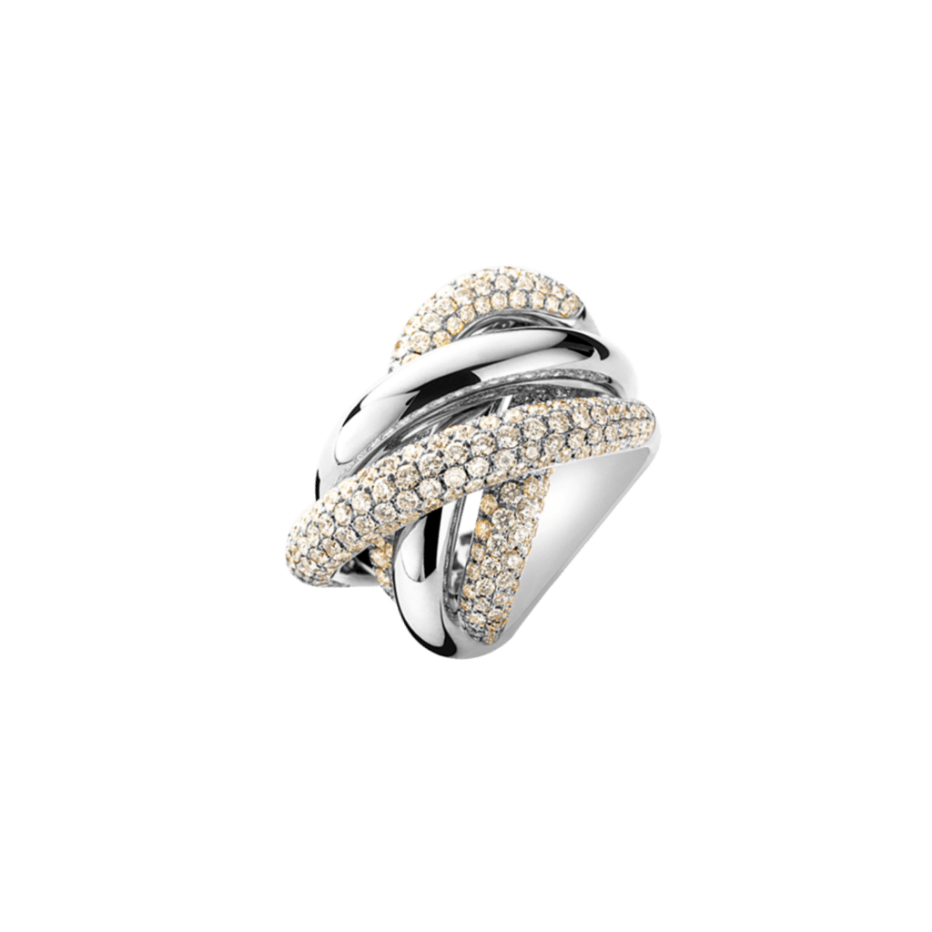 Schaap en Citroen Diamonds ring witgoud met diamant - #1 Schaap en Citroen Diamonds ring witgoud met diamant - #1