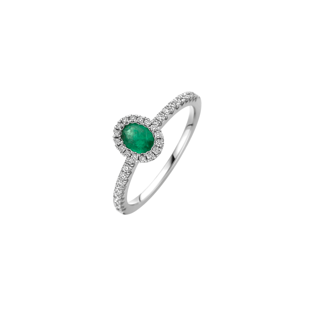Schaap en Citroen Colours ring witgoud met diamant - #1 Schaap en Citroen Colours ring witgoud met diamant - #1