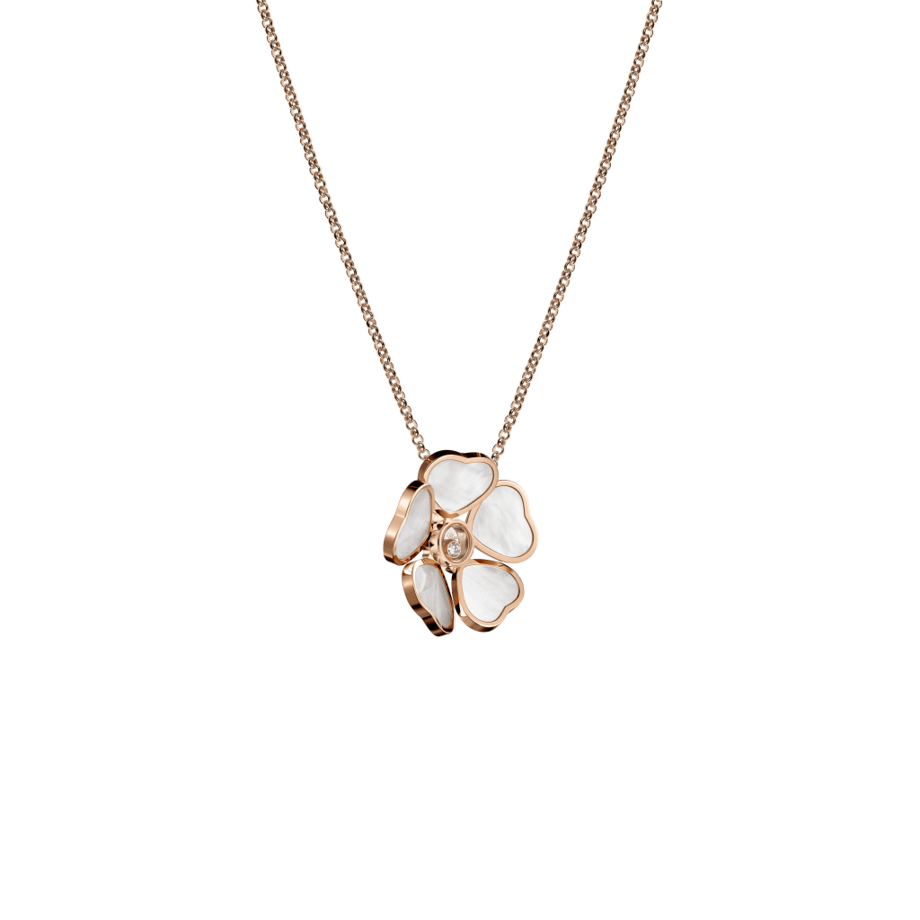 Chopard Happy Diamonds Happy Hearts collier roodgoud met diamant - 79A085-5301 - #5
