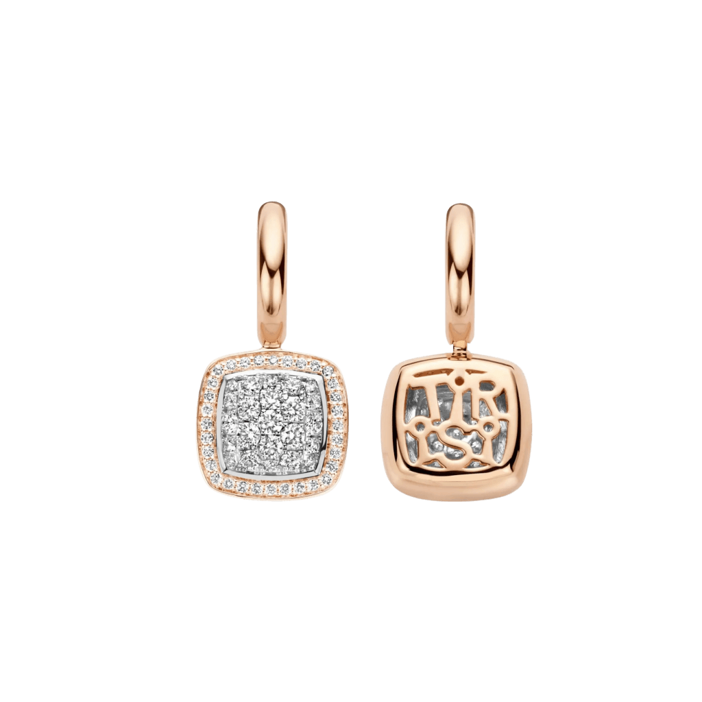 Tirisi Jewelry Milano Exclusive oorsieraad roodgoud met diamant - TE9302D(2P) - #3 Tirisi Jewelry Milano Exclusive oorsieraad roodgoud met diamant - TE9302D(2P) - #3