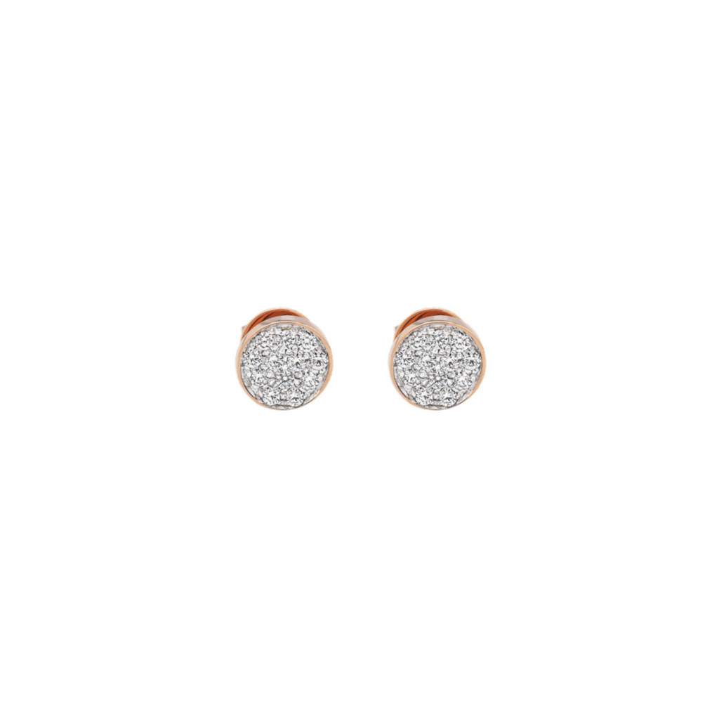 Chantecler Paillettes oorsieraad roodgoud met diamant - 41407 - #1 Chantecler Paillettes oorsieraad roodgoud met diamant - 41407 - #1