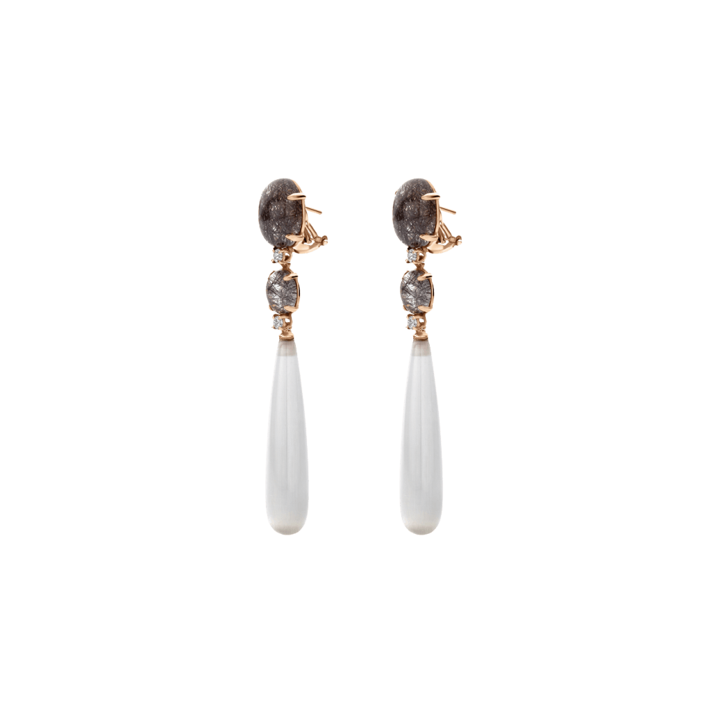 Schaap en Citroen Colours oorsieraad roodgoud met diamant - #2