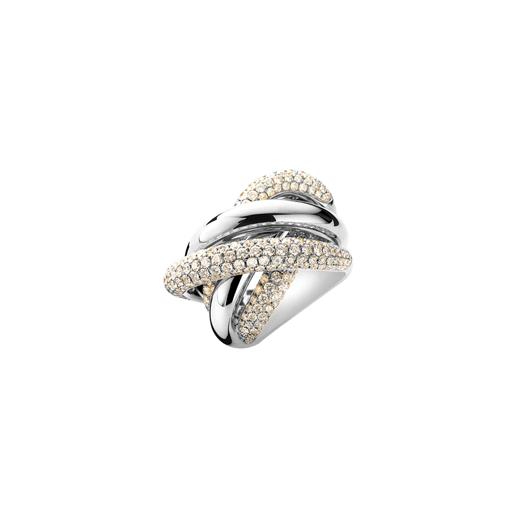 Schaap en Citroen Diamonds ring witgoud met diamant - #2 Schaap en Citroen Diamonds ring witgoud met diamant - #2