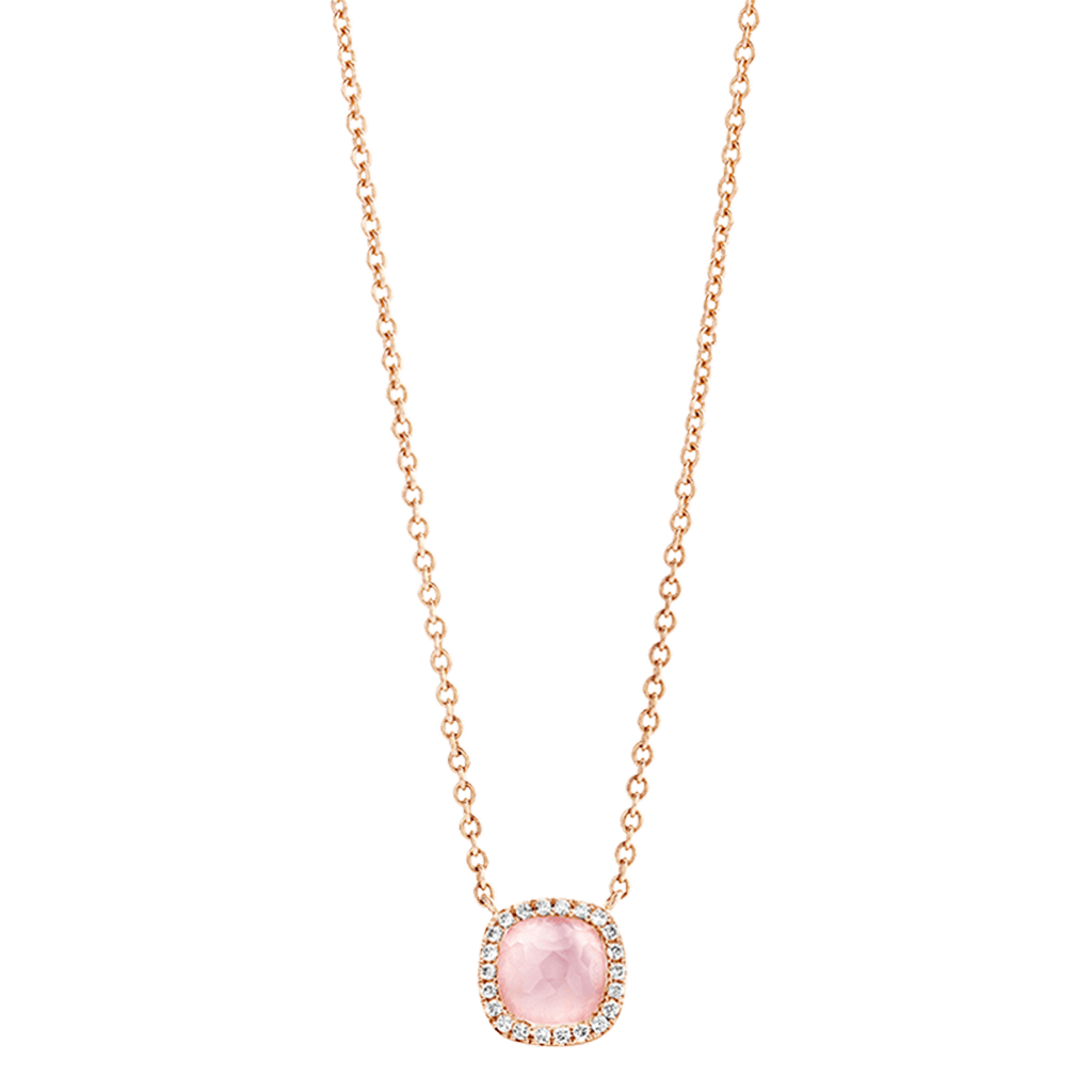 Tirisi Jewelry Milano Sweeties collier roodgoud met diamant - TP9152PQP - #2 Tirisi Jewelry Milano Sweeties collier roodgoud met diamant - TP9152PQP - #2