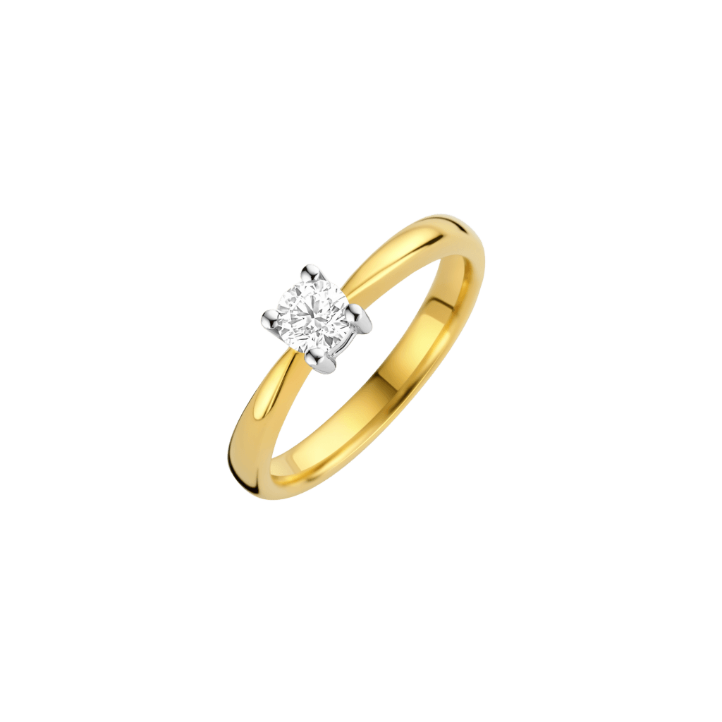 Schaap en Citroen Diamonds ring geelgoud met diamant - #2 Schaap en Citroen Diamonds ring geelgoud met diamant - #2