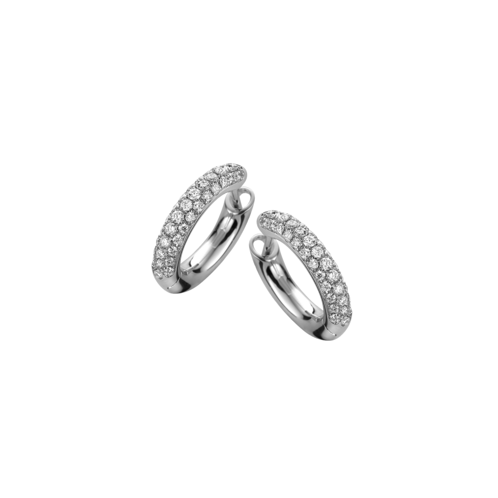 Schaap en Citroen Diamonds oorsieraad witgoud met diamant - #1