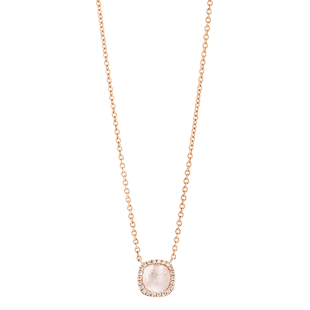Tirisi Jewelry Milano Sweeties collier roodgoud met diamant - TP9152WQP - #2 Tirisi Jewelry Milano Sweeties collier roodgoud met diamant - TP9152WQP - #2