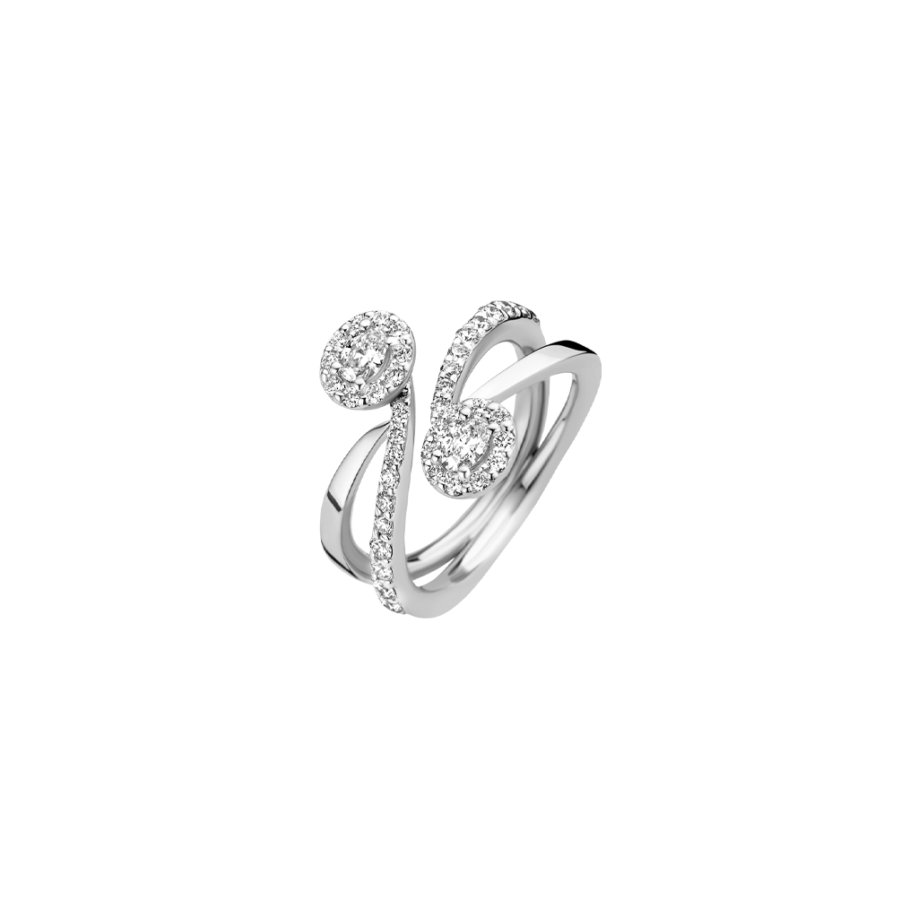 Schaap en Citroen Diamonds ring witgoud met diamant - #2 Schaap en Citroen Diamonds ring witgoud met diamant - #2
