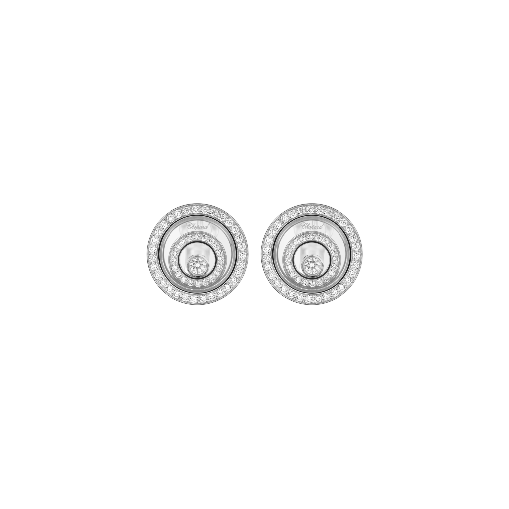 Chopard Happy Diamonds Happy Spirit oorsieraad witgoud met diamant - 848230-1001 - #1 Chopard Happy Diamonds Happy Spirit oorsieraad witgoud met diamant - 848230-1001 - #1