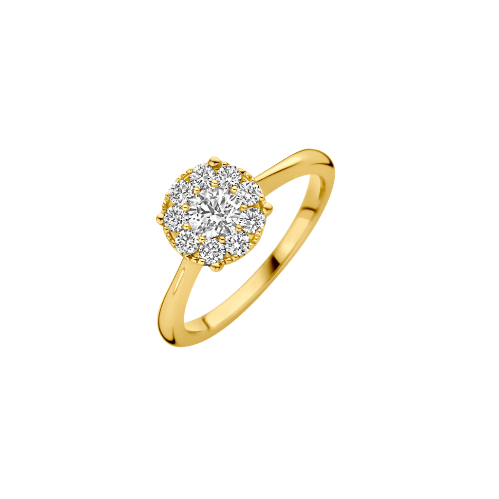 Schaap en Citroen Diamonds ring geelgoud met diamant - #2 Schaap en Citroen Diamonds ring geelgoud met diamant - #2