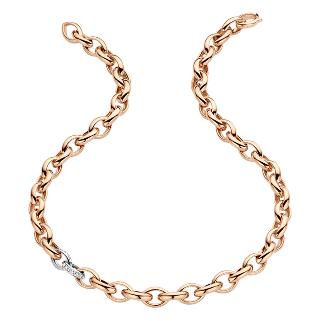 Schaap en Citroen Diamonds collier roodgoud met diamant - #2 Schaap en Citroen Diamonds collier roodgoud met diamant - #2