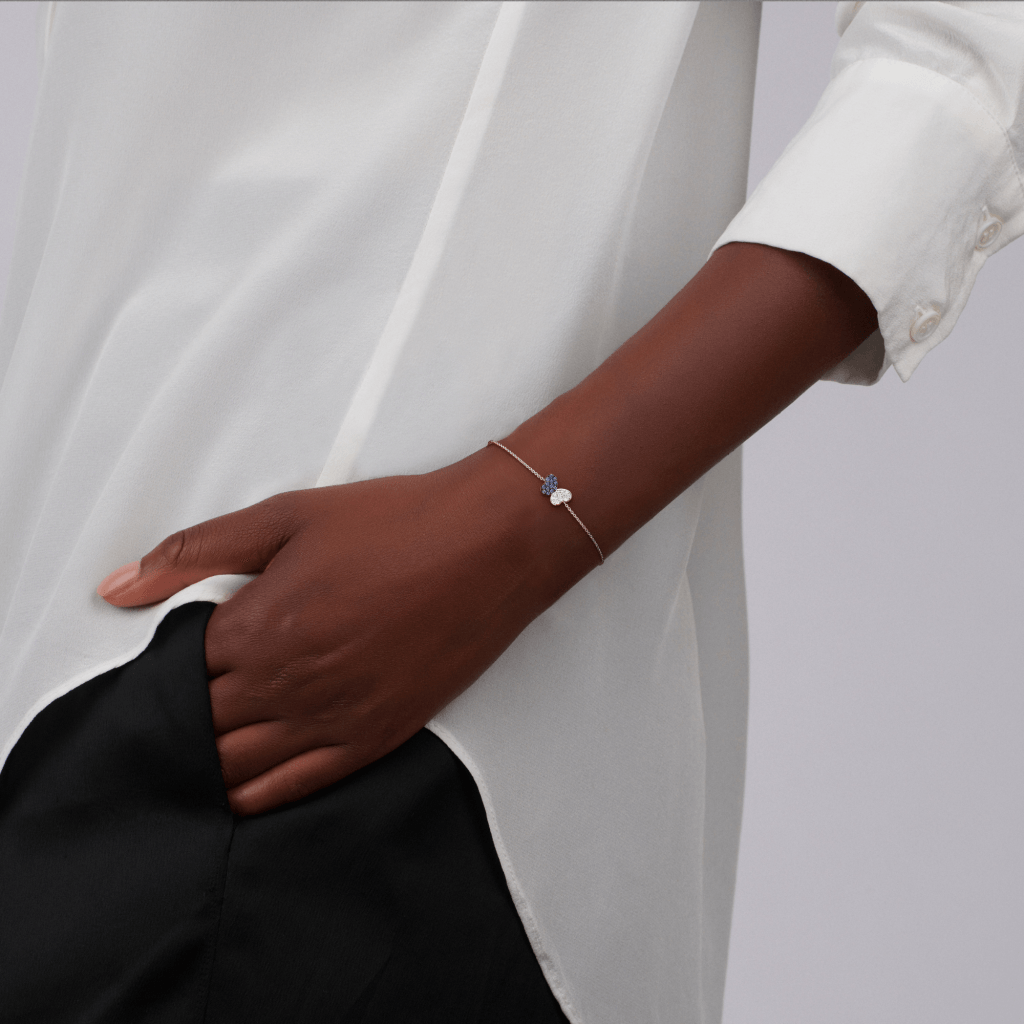 Schaap en Citroen Diamonds armband witgoud met diamant - #2 Schaap en Citroen Diamonds armband witgoud met diamant - #2