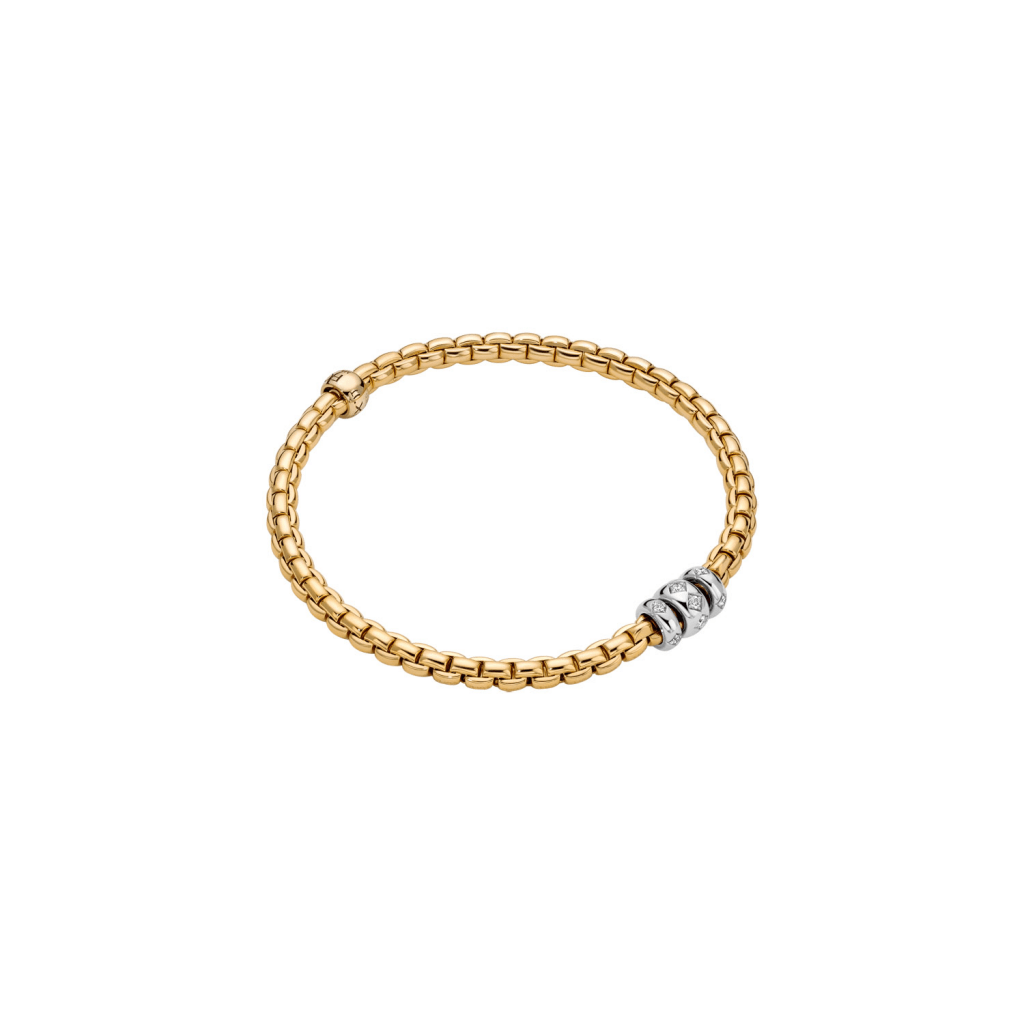 FOPE Eka armband geelgoud met diamant - 73101B3_PB_G_BBB_00S - #2