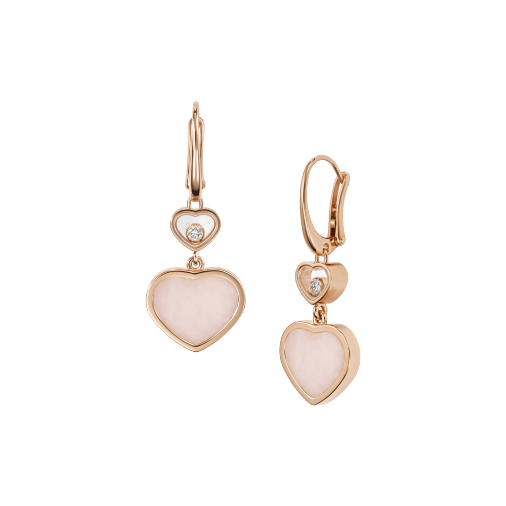 Chopard Happy Diamonds Happy Hearts oorsieraad roodgoud met diamant - 837482-5620 - #2 Chopard Happy Diamonds Happy Hearts oorsieraad roodgoud met diamant - 837482-5620 - #2