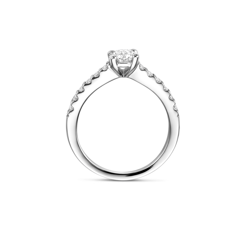 Schaap en Citroen Diamonds ring witgoud met diamant - #4 Schaap en Citroen Diamonds ring witgoud met diamant - #4