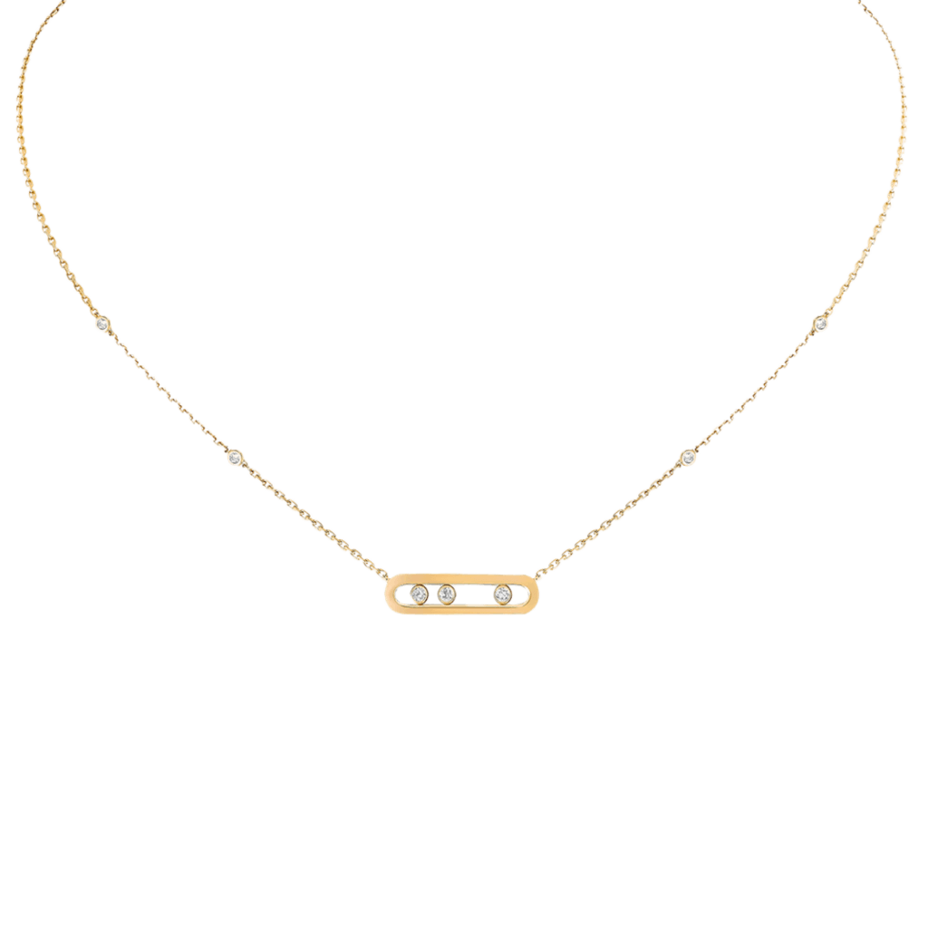 Messika Move Classique Small Model collier geelgoud met diamant - 4323-YG - #1 Messika Move Classique Small Model collier geelgoud met diamant - 4323-YG - #1