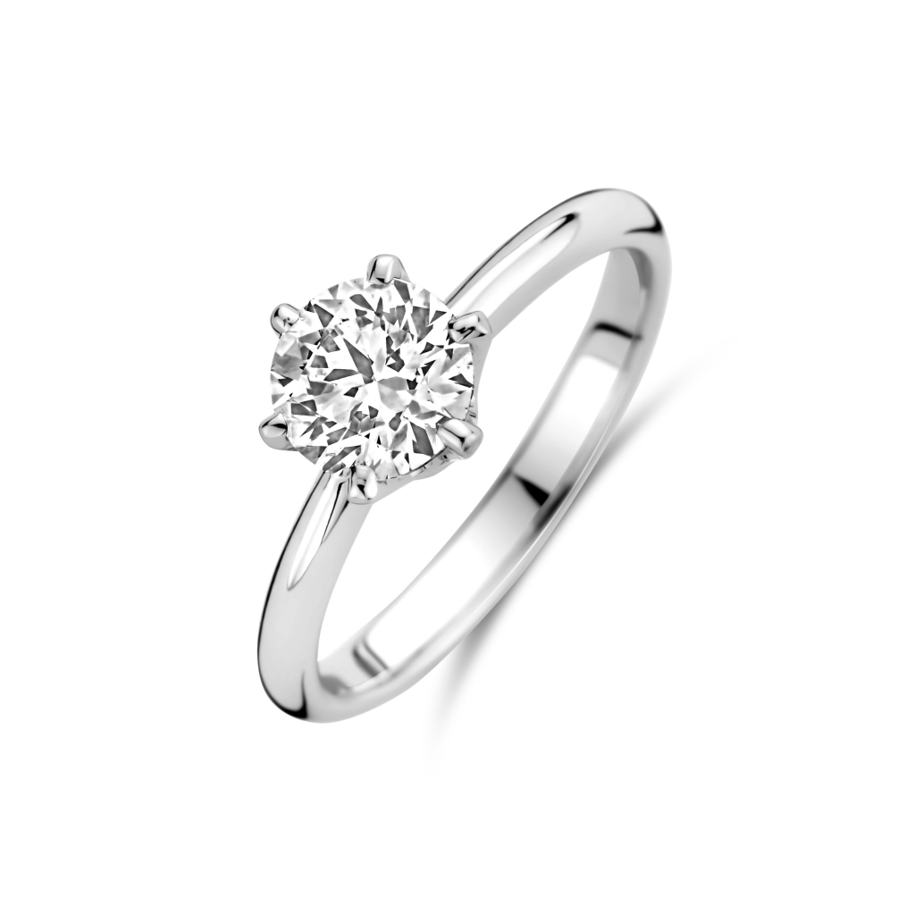 Schaap en Citroen Diamonds ring witgoud met diamant - #2 Schaap en Citroen Diamonds ring witgoud met diamant - #2