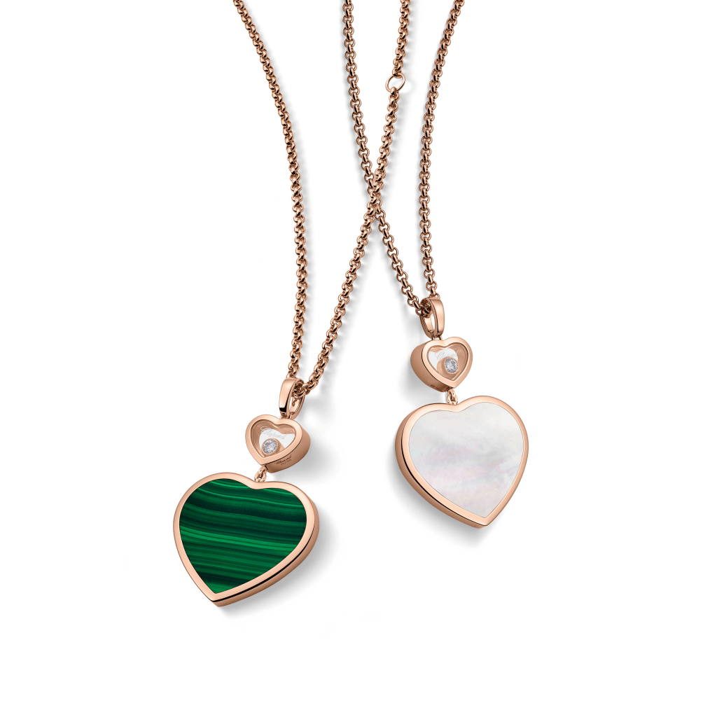 Chopard Happy Diamonds Happy Hearts collier roodgoud met diamant - 79A075-5301 - #6