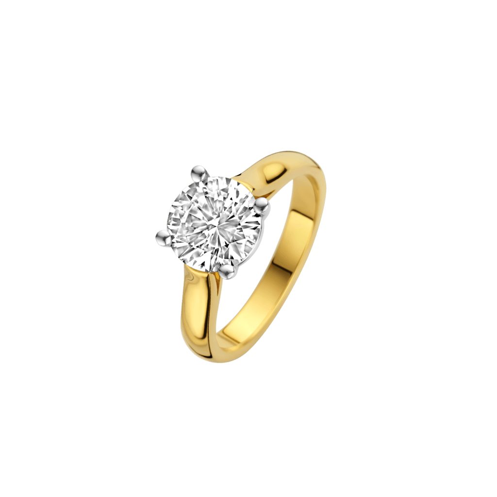 Schaap en Citroen Diamonds ring geelgoud met diamant - #1 Schaap en Citroen Diamonds ring geelgoud met diamant - #1