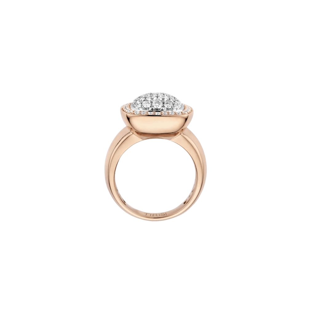 Tirisi Jewelry Milano Exclusive ring roodgoud met diamant - TR9768D(2P) - #3 Tirisi Jewelry Milano Exclusive ring roodgoud met diamant - TR9768D(2P) - #3